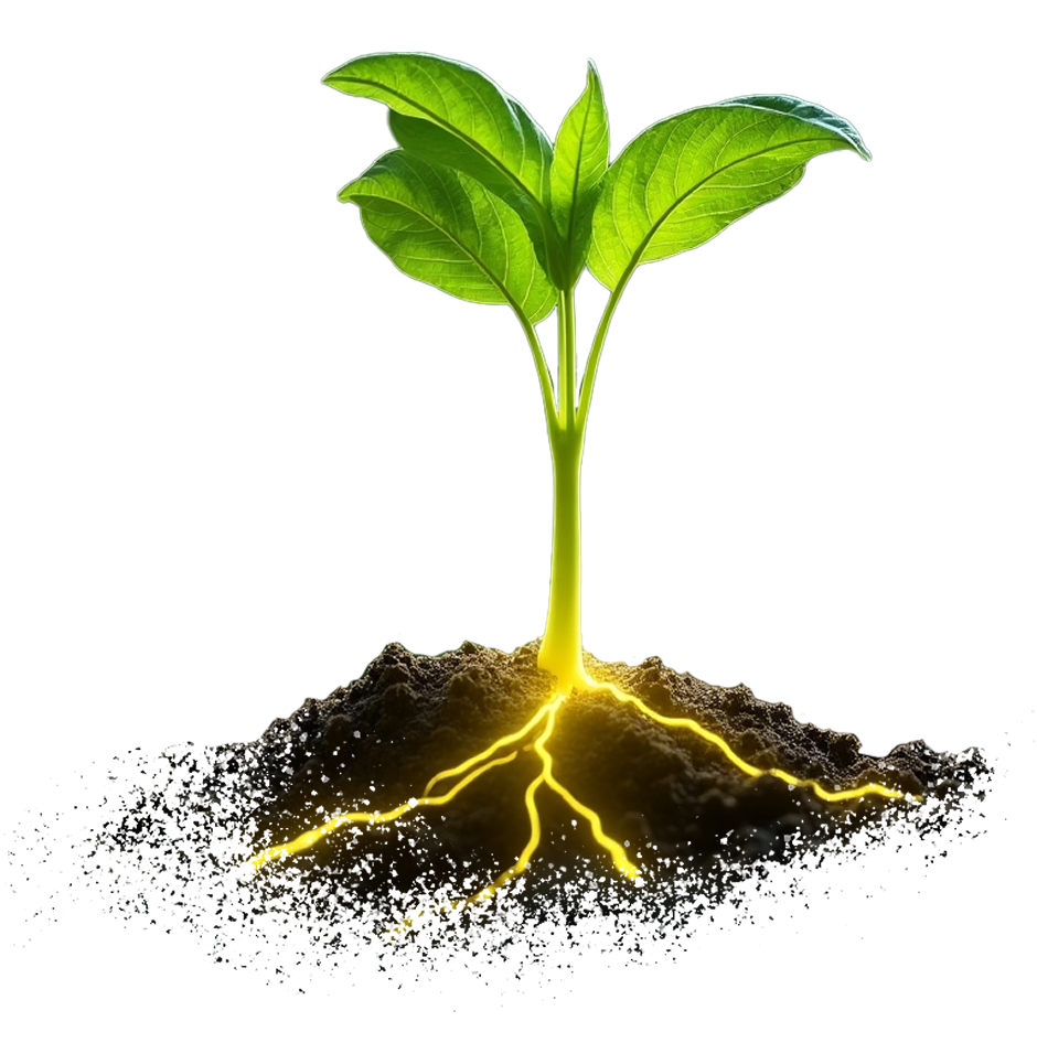 plant with gold roots 1